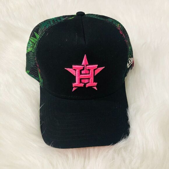 New Era Giants AF Floral Print Trucker Men's Cap‎ Snapback Black One Size - Picture 3 of 9